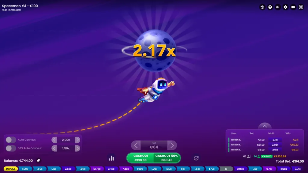 Terbang Tinggi Bersama Astronot Cuan Dalam Spaceman OLE777